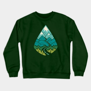 The Road Goes Ever On: Spring Crewneck Sweatshirt